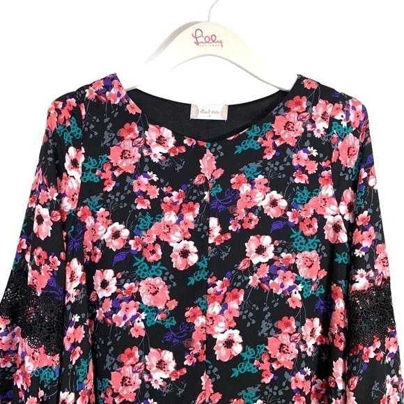 Altar’d State Floral Boho Shift Lace Dress Sz M - Picture 1 of 16